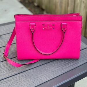 Hot pink Kate Spade purse